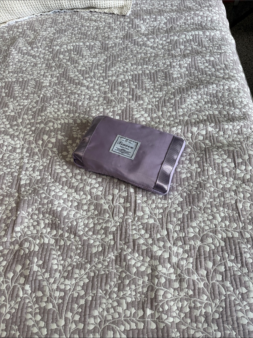Lavender Compact Travel Pouch - Women's Bag